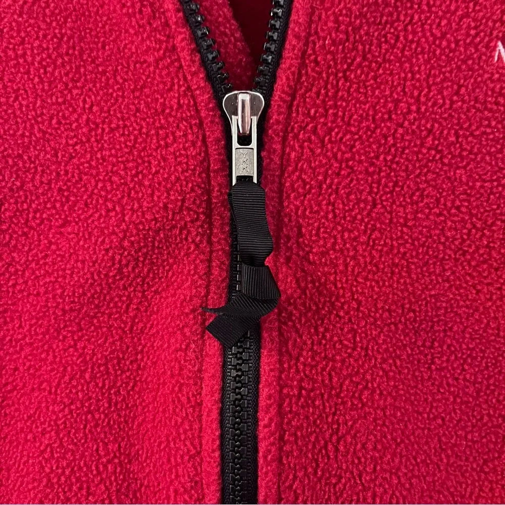The North Face Red Fleece Vest vintage size xl with pockets